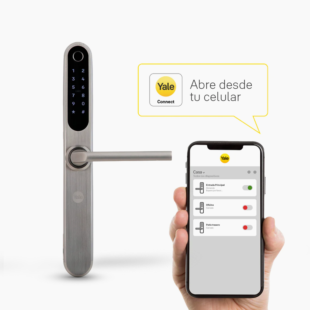 Cerradura Digital YSD100 para puerta corrediza + kit apertura con celular