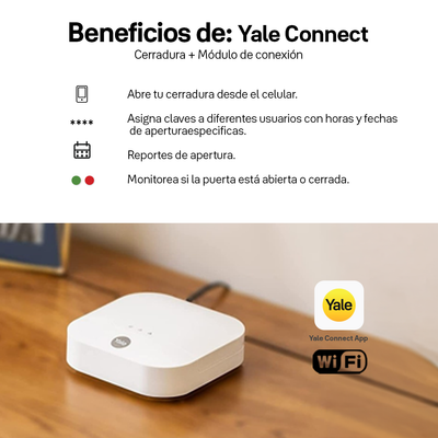 Cerradura Digital YSD100 para puerta abatible + kit apertura con celular