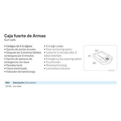 Caja Fuerte de Armas