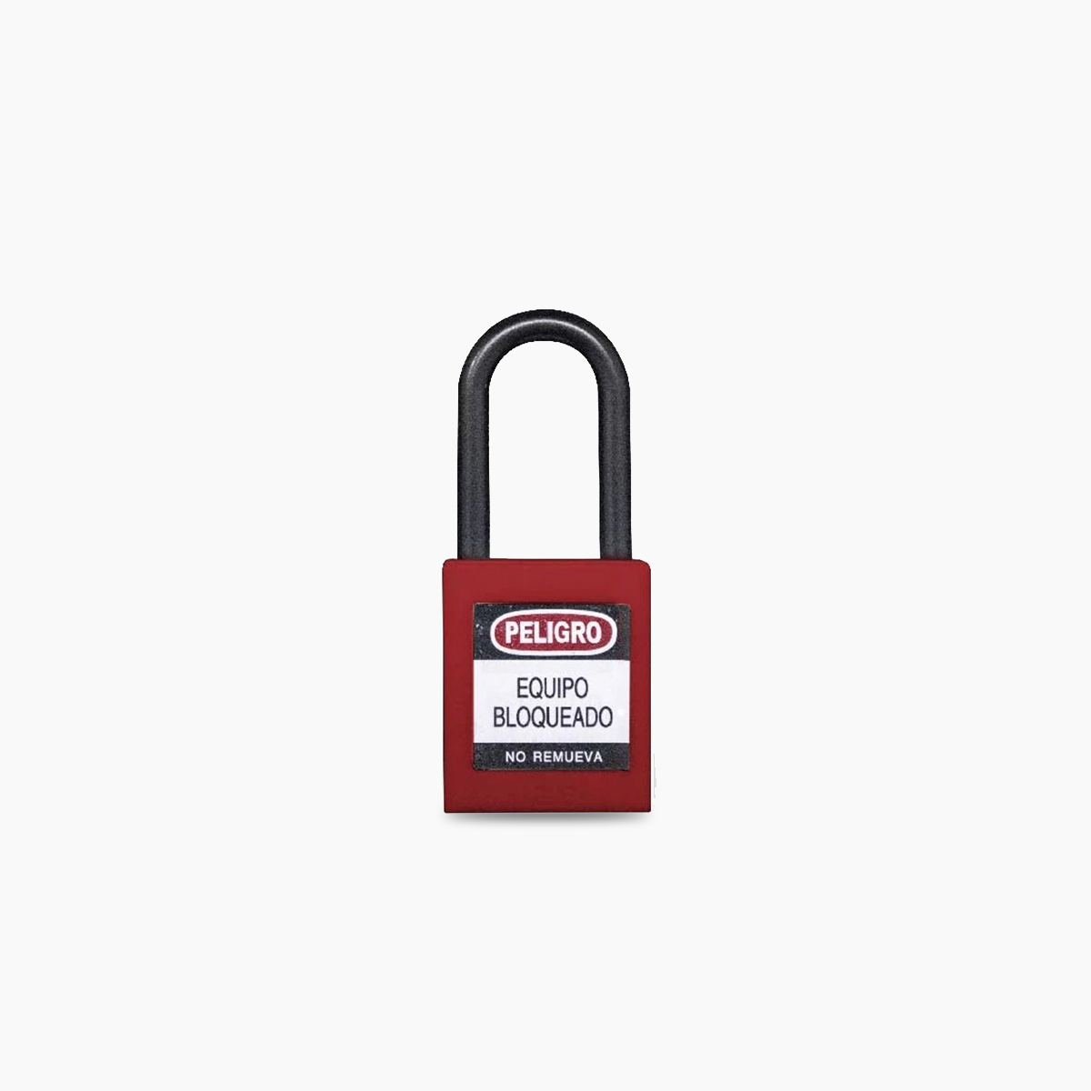 Candado Gancho Nylon Rojo B