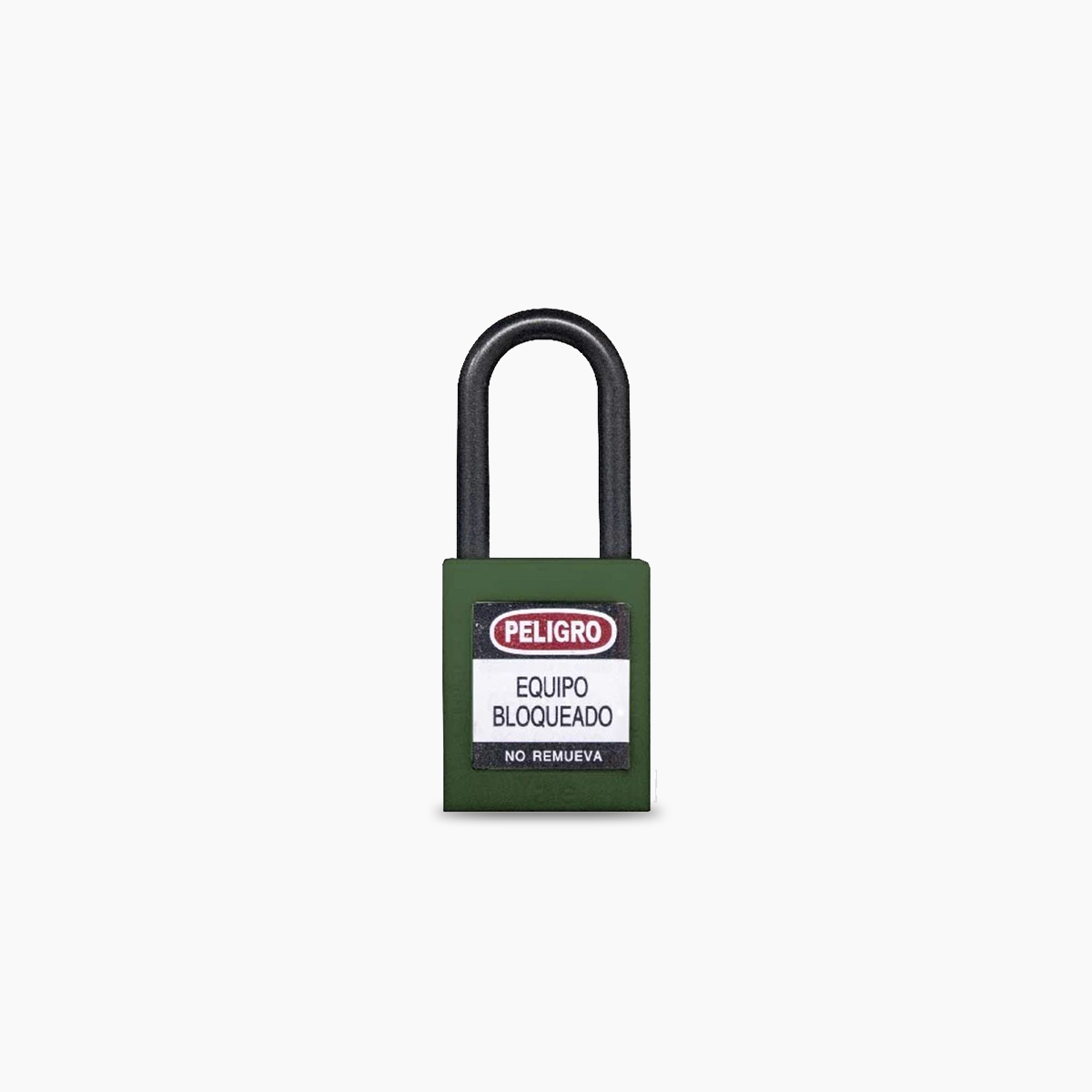 Candado Gancho Nylon Verde B