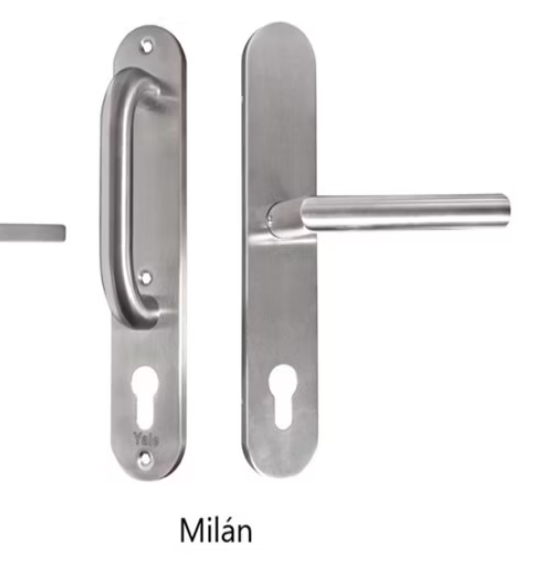 Manijas con Escudo y Jaladera Manija Milan + Escudo + Jaladera