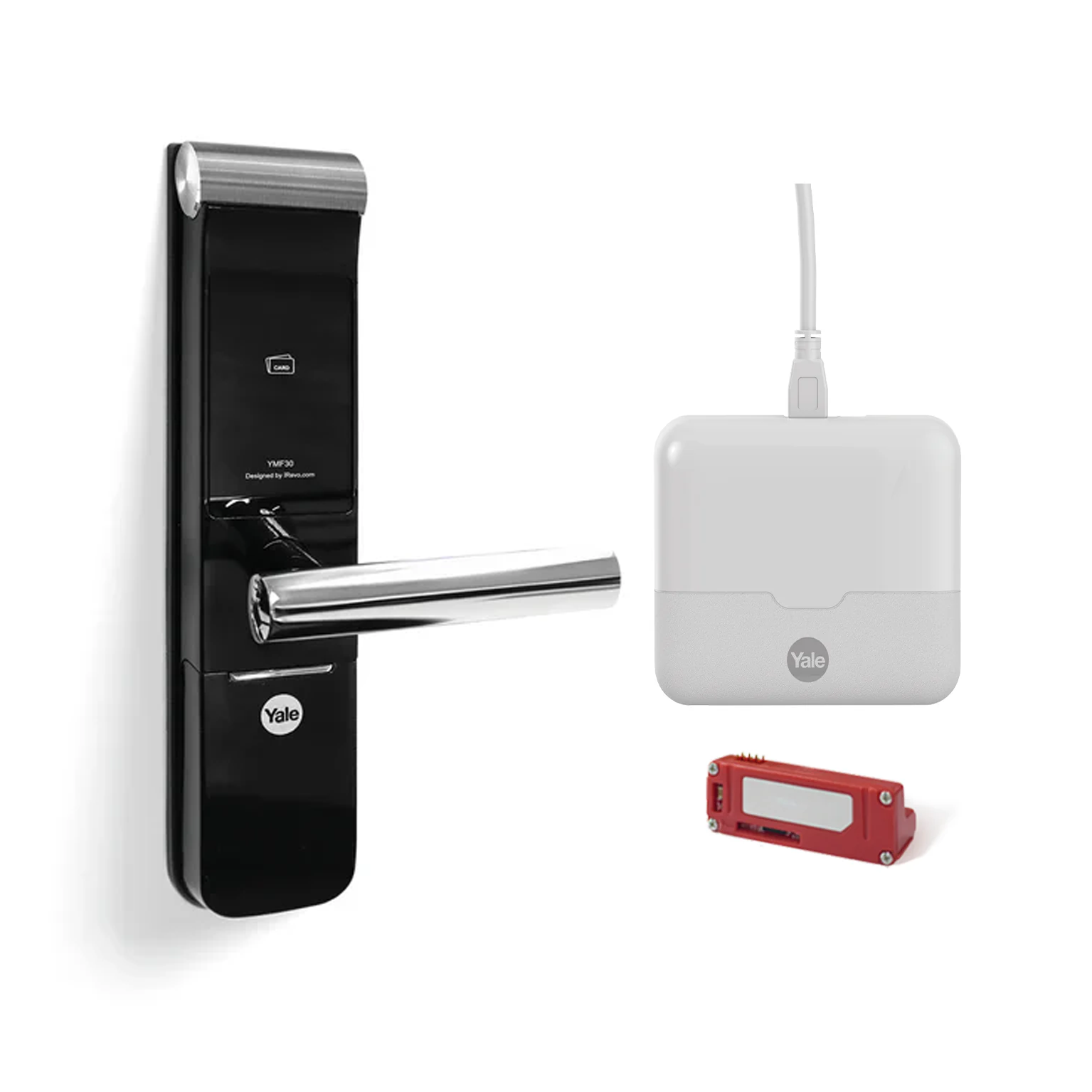 Cerradura Digital YMF30A + kit apertura con celular