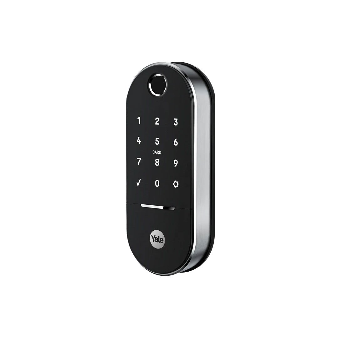 Kit Cerradura Digital LIA + Barral tipo H Negro 400x500 mm