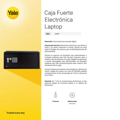 Caja Fuerte Laptop
