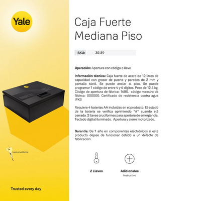 Caja Fuerte de Piso