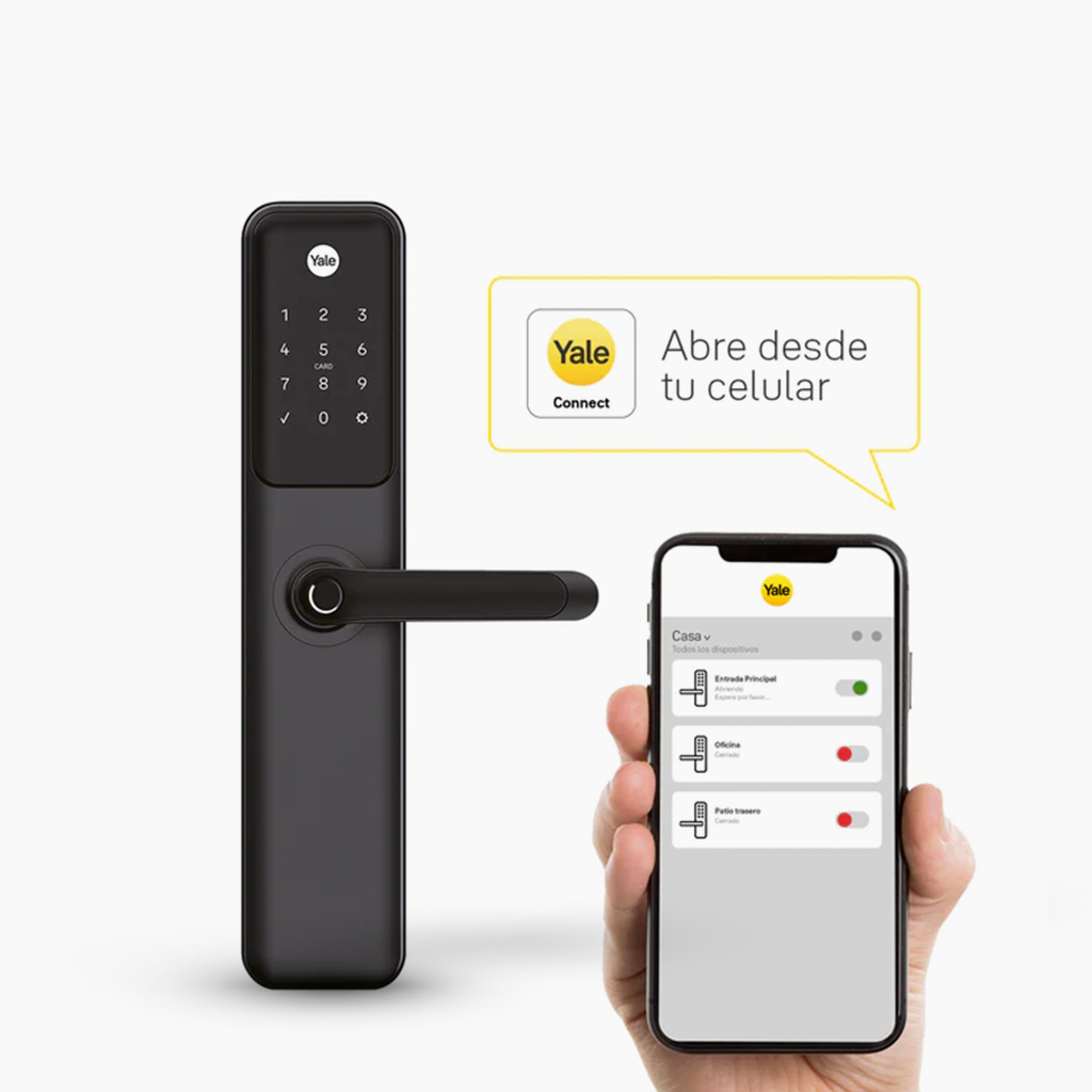 Cerradura Digital YDM60 + kit apertura con celular