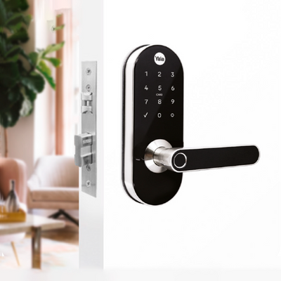 Cerradura de embutir Digital YMC420 + kit apertura con celular