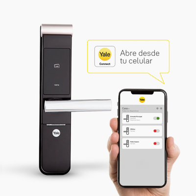 Cerradura Digital YMF30A + kit apertura con celular
