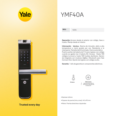 Cerradura digital YMF40A