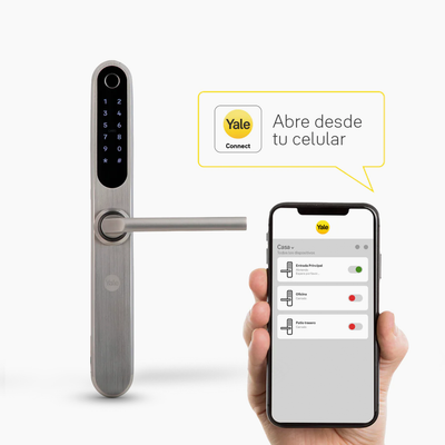 Cerradura Digital YSD100 para puerta corrediza + kit apertura con celular