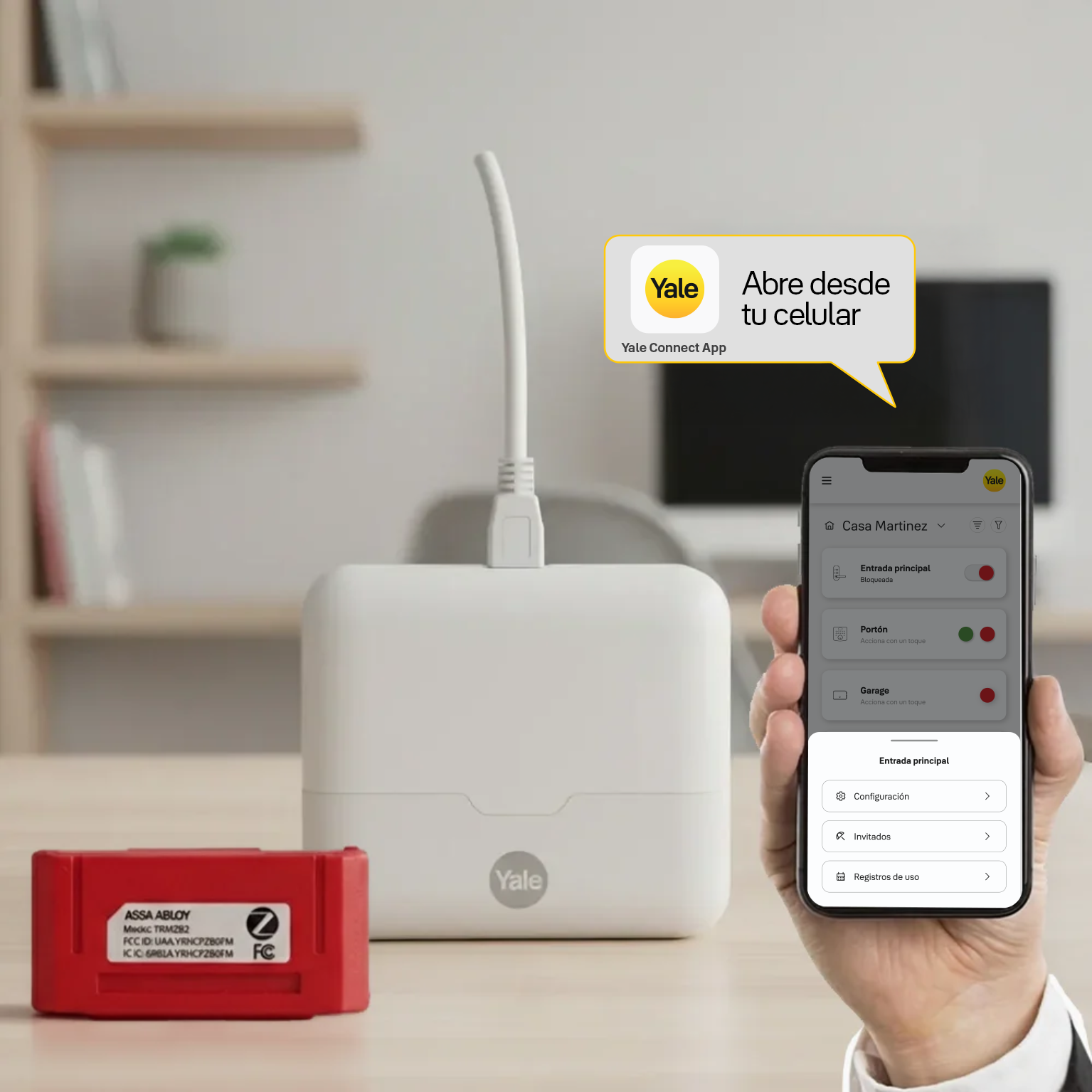 Módulo de conexión Yale Connect HUB + Zigbee YMF - YDF