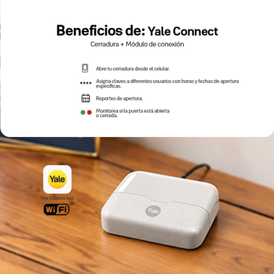 Cerradura Digital YSD100 para puerta abatible + kit apertura con celular