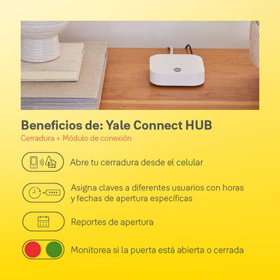 Cerrojo Digital YMC420D + kit apertura con celular