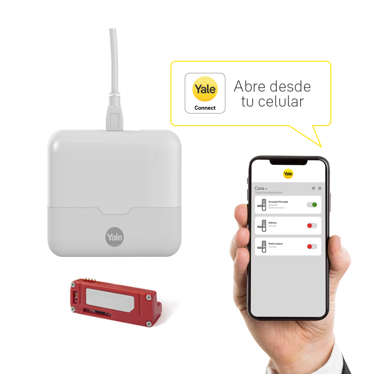 Módulo de conexión Yale Connect HUB + Zigbee YMF - YDF