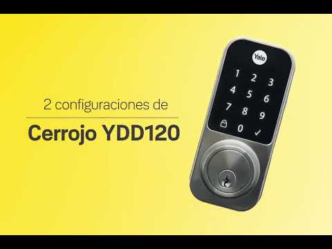 Cerrojo digital YDD120 Plateada