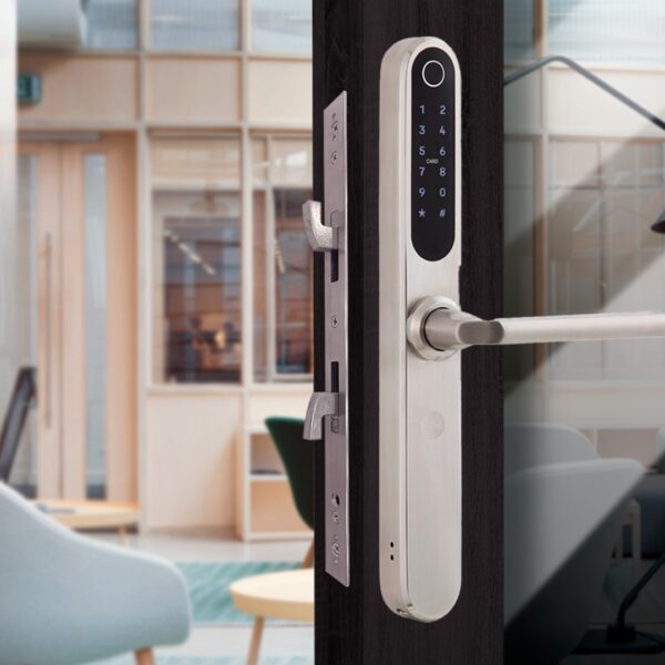 Cerradura Digital YSD100 (puerta corrediza) + módulo para abrir con celular - Imagen 2